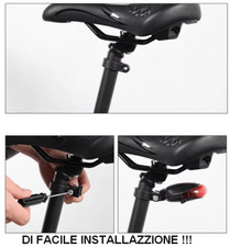 Luce posteriore per bici a led
