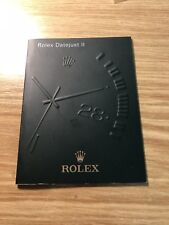 Rolex Datejust 2 Booklet Original Fine Anni 2000 Spain Lingua Spagnolo