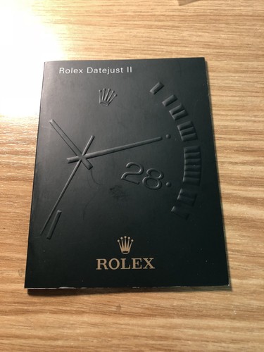 Rolex datejust booklet - rolex,