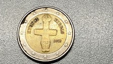 Moneta rara euro kibris - 2,