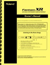 Roland fantom - fantom, xr