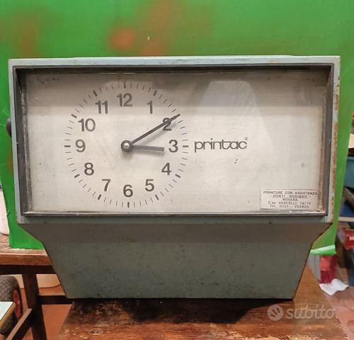Timbra cartellini orologio - timbra,