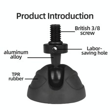 BEXIN GSF60 Set 3 Treppiedi Antiscivolo per Fotocamera Reflex Vite 3/8"