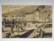 SARNO Salerno Piazza del Popolo animata lavandaia vecchia cartolina