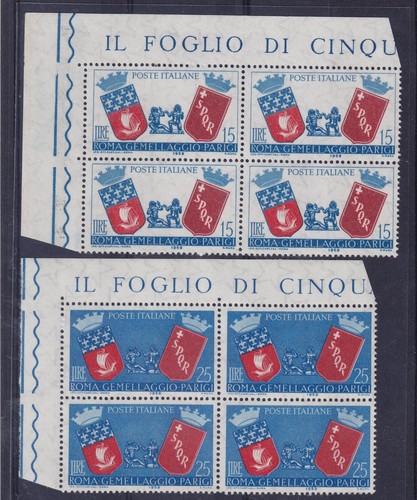 1959 serie 2 valori - serie,