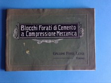 CATALOGO DITTA Blocchi Forati in cemento Rosa-Cometta, Luigi Galdini Torino