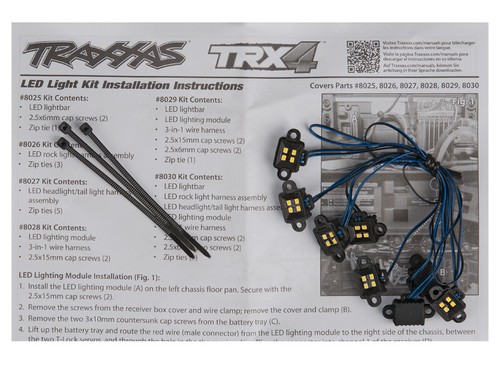 Traxxas kit luci led - kit,