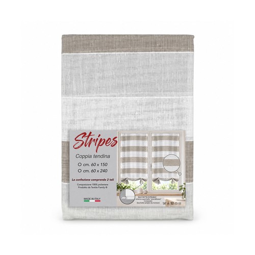 Coppia tendine vetro stripes - coppia,