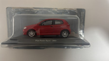 Modellino auto scala 1:43 FIAT PUNTO SPORT colore Rosso