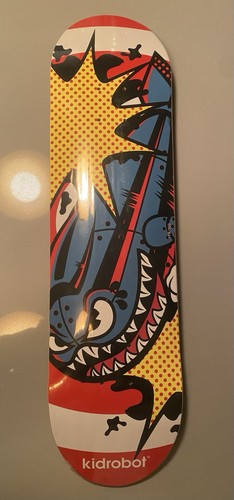 Kidrobot bomb skateboard deck - bomb,