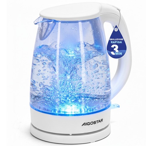 Bollitore elettrico vetro - in,