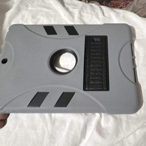 Gray black tablet stand case - gray/black,