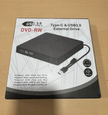 Lettore / Masterizzatore DVD-RW USB 3.0 type C esterno CD