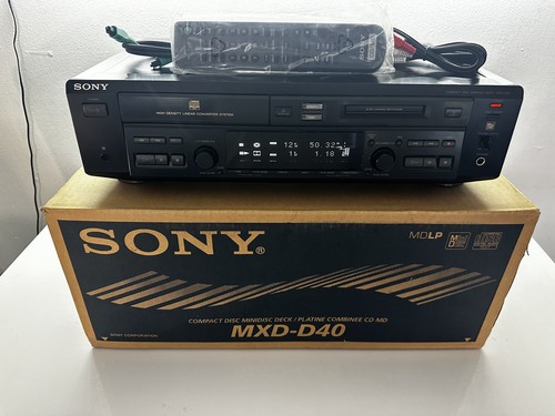 Sony mxd d40 - cd, minidisc