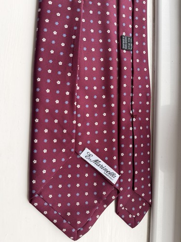 Cravatta marinella bordeaux - cravatta,