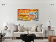 Large Abstract Painting Of