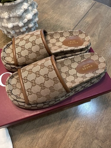 Sandali gucci clarice logo - gucci,