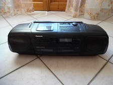 Panasonic RX-DT5 radio cd doppie cassette portatile funzionante con telecomando.