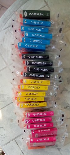 Stock cartucce stampante canon - stock,