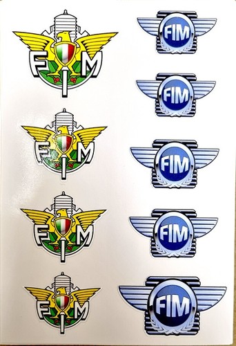 Fim moto adesivo stickers - fim,