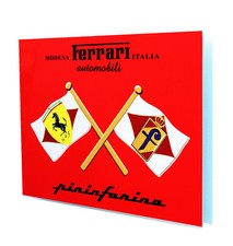 Ferrari insegna in metallo - insegna,