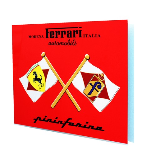 Ferrari insegna in - -, metallo