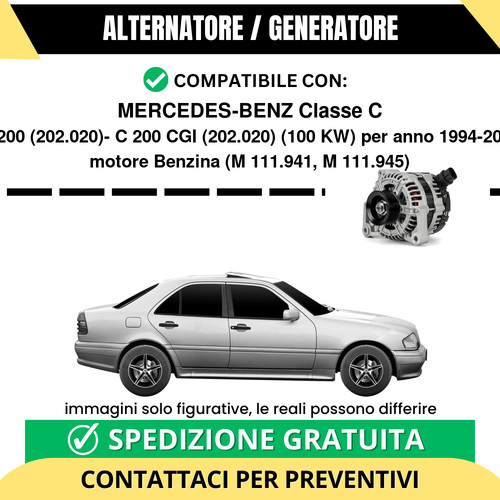 Alternatore mercedes benz - alternatore, mercedes-benz