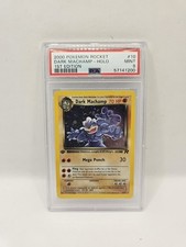 Pokemon Card Dark Machamp 10/82 Team Rocket PSA 9 Mint 1st Edition ENG