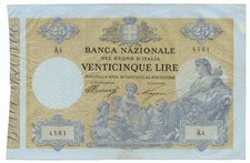 25 LIRE BANCA NAZIONALE NEL REGNO D'ITALIA NUOVO TIPO 24/01/1883 BB/SPL