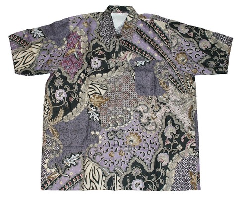 Camicia manica corta batik
