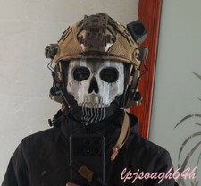 Maschera Fantasma con Balaclava Stampa 3D Call of Duty Maschera Teschio Fantasma Maschera Spaventosa