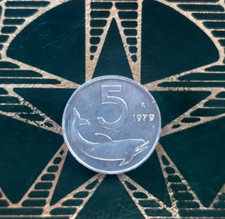 ($)  5 Lire 1979 (Delfino) -