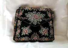 AUTENTICA BORSETTA DA SERA A PICCOLO PUNTO ORIGINALE VINTAGE 1950 CIRCA.