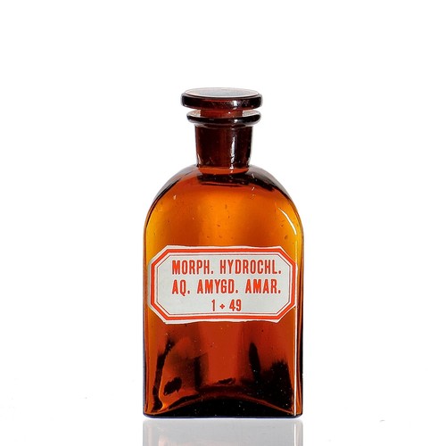 Antica bottiglia farmacista - bottiglia, da