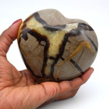 Coeur en septaria 660gr 100mm de Madagascar