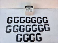 Targa Vintage Lettera G x18