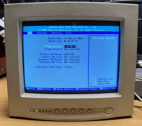 Micro svga color crt pc - color,