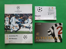 JUVENTUS - MONACO UEFA Champions League 1998 biglietto + brochure