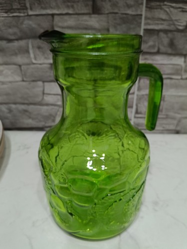 Brocca caraffa vetro verde - brocca,