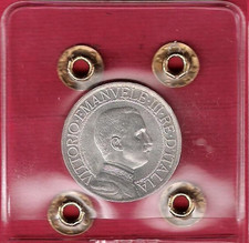 1 Lira 1913 Quadrica Veloce Periziato FDC Vittorio Emanuele III ( 1901 - 1943 )