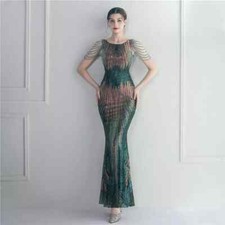 Vestito Abito Elegante Lungo