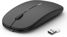 Mouse wireless silenzioso usb - silenzioso,