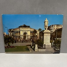 CARTOLINA COLORI COLLEZIONE PALERMO PIAZZA R. SETTIMO E POLITEAMA GARIBALDI