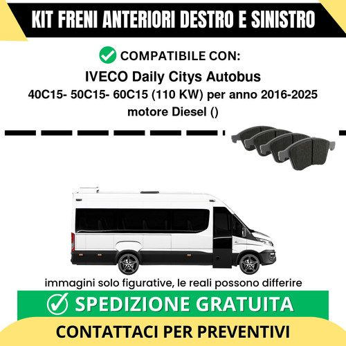 Pastiglie freno anteriori per - freno,