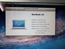 Apple MacBook Air A1370-11,6 POLLICI CPU I7 ANNO 2012