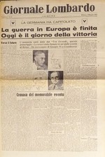 Corriere P. W. B. - Giornale Lombardo N. 7 - 1945 La guerra in Europa è finita
