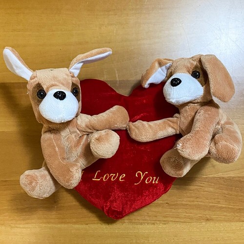 Peluche cuore grande coppia - peluche,