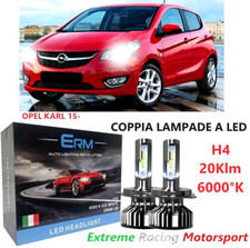 OPEL KARL 15-19 LAMPADE BILED WHITE 6000°K H4 12V 20KLM CANBUS NO ERROR