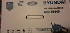 motosega hyundai 35440 mai usata 38cc 1,6hp barra 40cm in scatola + 2 catene