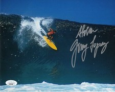 Autografo Gerry Lopez 8x10 foto Mr. Pipeline Surfing ristampa firmata